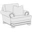 Foster 46" Wide Armchair-430121894-430121937