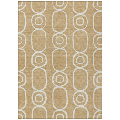 Machine Washable Indoor/Outdoor Dyar ACN2344 Geometric Rug