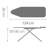 Brabantia Size B Ironing Board With Steam Iron Rest