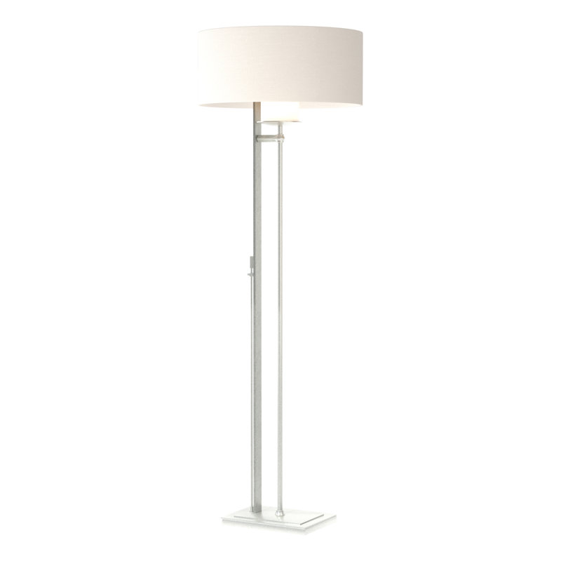 Rook 60" Floor Lamp, Natural Anna, Vintage Platinum