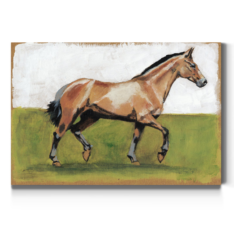 « Equestrian Studies III », reproduction d’art sur toile, H 12 po x l 8 po x P 1 po