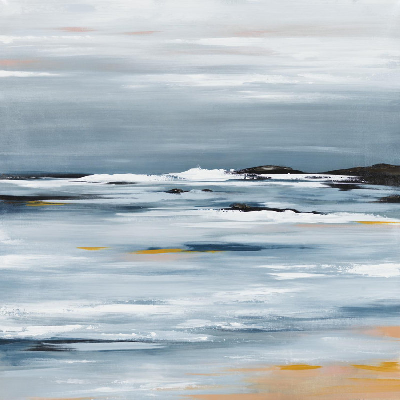 «From the bay» sur toile, H 54 po x l 54 po x P 1,5 po