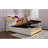 Modern Upholstered Queen Bed With Socket & Led Decor - Natural Platform Hydraulic Storage System Colorful Linen-1468620493-1468620480