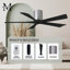 60" Irene 5-Blade Hugger Ceiling Fan with Wall Remote-1087667382-1087667391-1087667333