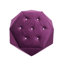 Élégant repose-pieds capitonné avec rangement en velours de diamant Polygon, repose-pieds multifonctionnel et siège pour la maison, rangement confortable et pratique pour le salon et la chambre à coucher-715769250