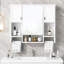 Armoire murale de salle de bain 35 po x 28 po avec miroir de qualité