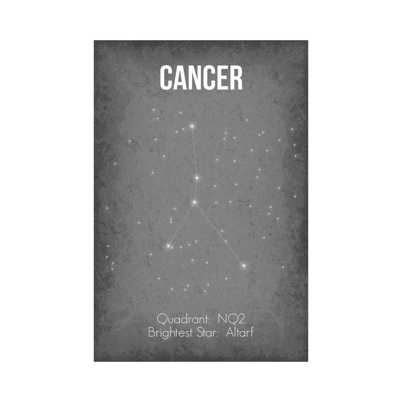 Cancer by GetYourNerdOn - Wrapped Canvas Gallery-Wrapped Canvas Giclée, 30.48 cm H x 45.72 cm W
