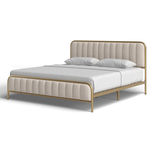 Etta Avenue™ Melle Upholstered Platform Bed & Reviews | Wayfair