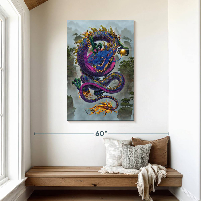 Brampt Good Fortune Dragon, 45" H x 30" W