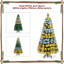 Arbre de Noël artificiel pin vert avec 185 lumières blanches-181856307