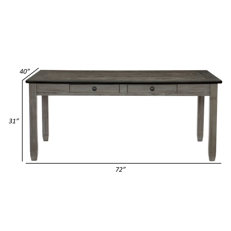 Table de salle à manger à quatre pieds Abrie