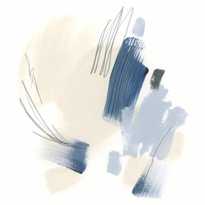 Blue Mark II 1 Piece Wrapped Canvas Wall Art