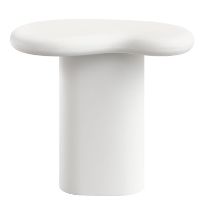 Elowen Outdoor Side Table In White