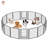 Enclos d'exercice 16 plis pour chien