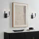 Tedder 2 Light Dimmable Candle Wall Light