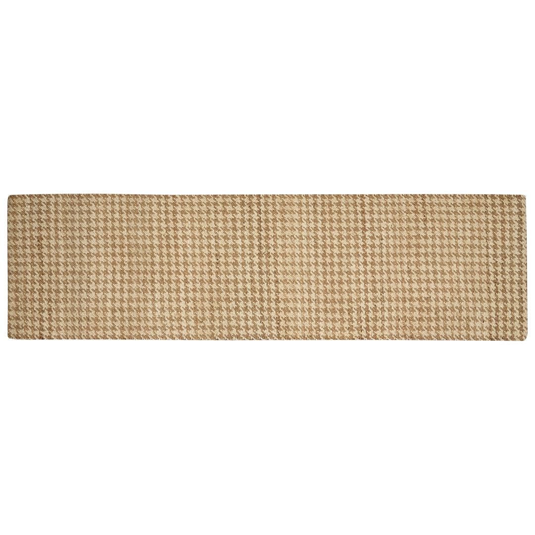 Handgefertigter Teppich Brose in Beige