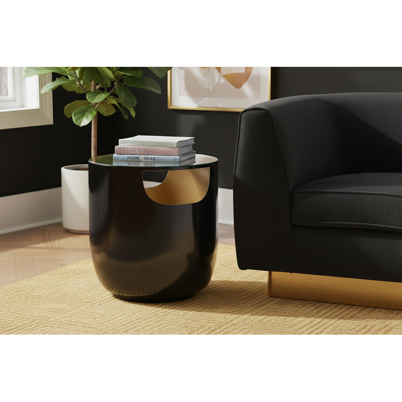 Table de bout Clary, Noir