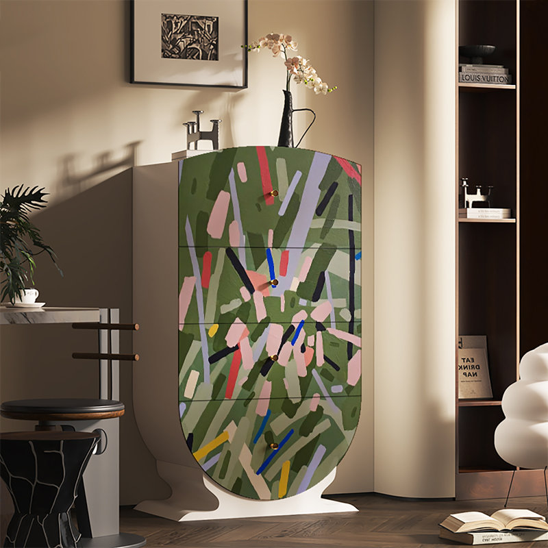 Armoire de décoration française moderne, simple et durable, Blanc