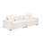Modern Oversized Boucle Modular Sectional Sofa - Comfy Upholstered Living Room Sofa With Plush Cushions-1497931560