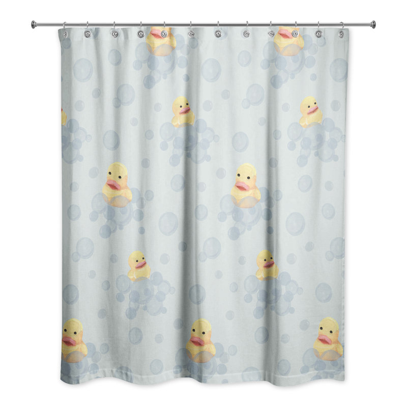 Rideau de douche simple, Vert