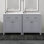 60" Bathroom Vanity With Double Sink, Storage Shelf, And Divided Drawers
