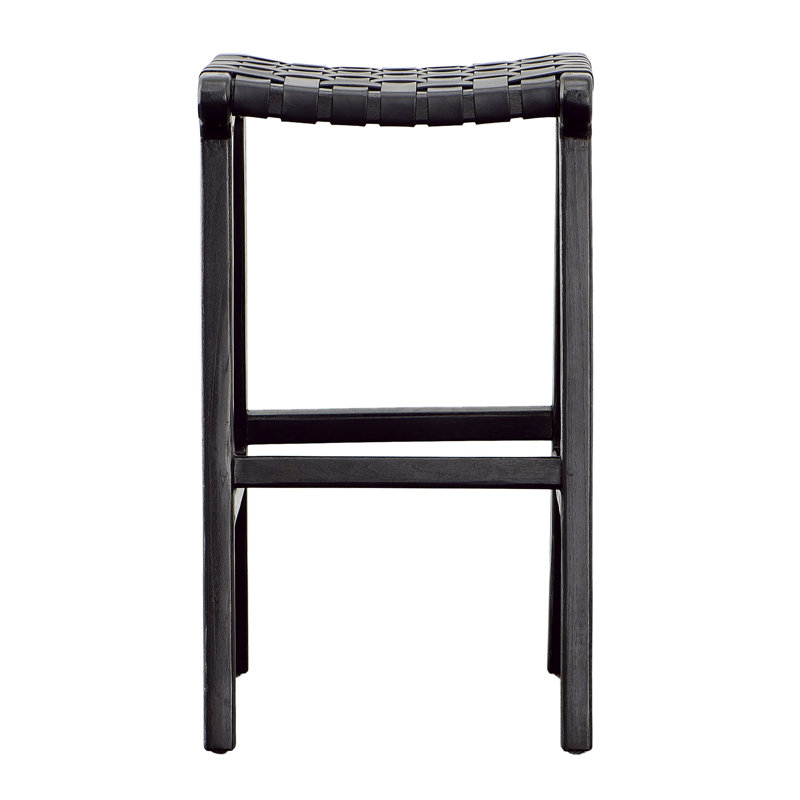 Dale 24" Tall Backless Counter Stool, Black