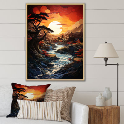 Tajana Sunset Dusks Embrace Papercut - impression
