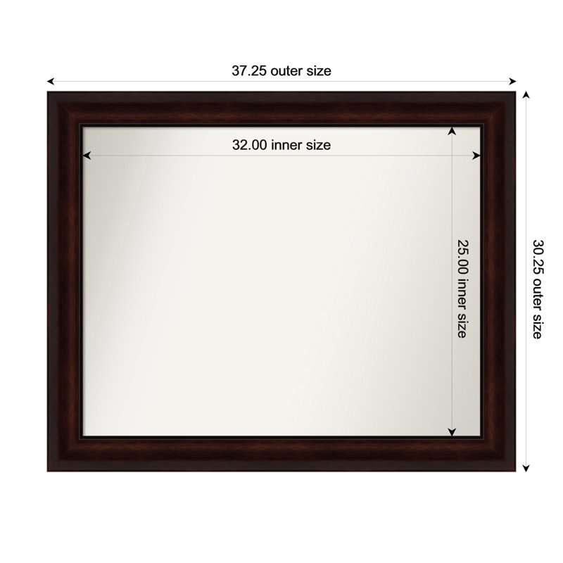 Miroir mural Nathian, 30,25 po x 37,25 po