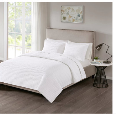 Cotton Waffle Coverlet