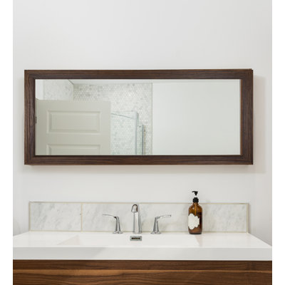 Dakston Solid Wood Flat Wall Mirror
