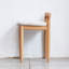 Banc de maquillage pour tabouret carré en chêne naturel