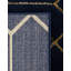 Tapis bleu marine et doré Glam-86615381