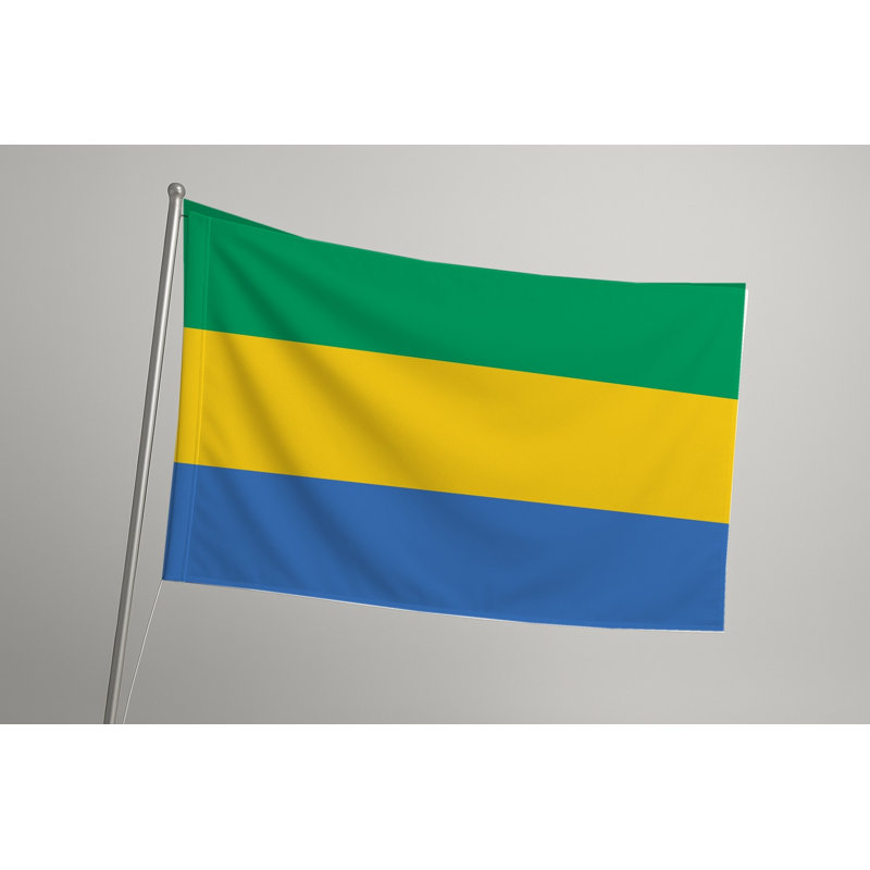 Drapeau du Gabon — Drapeau extérieur