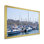 Yacht amarré au port Vell sur toile
