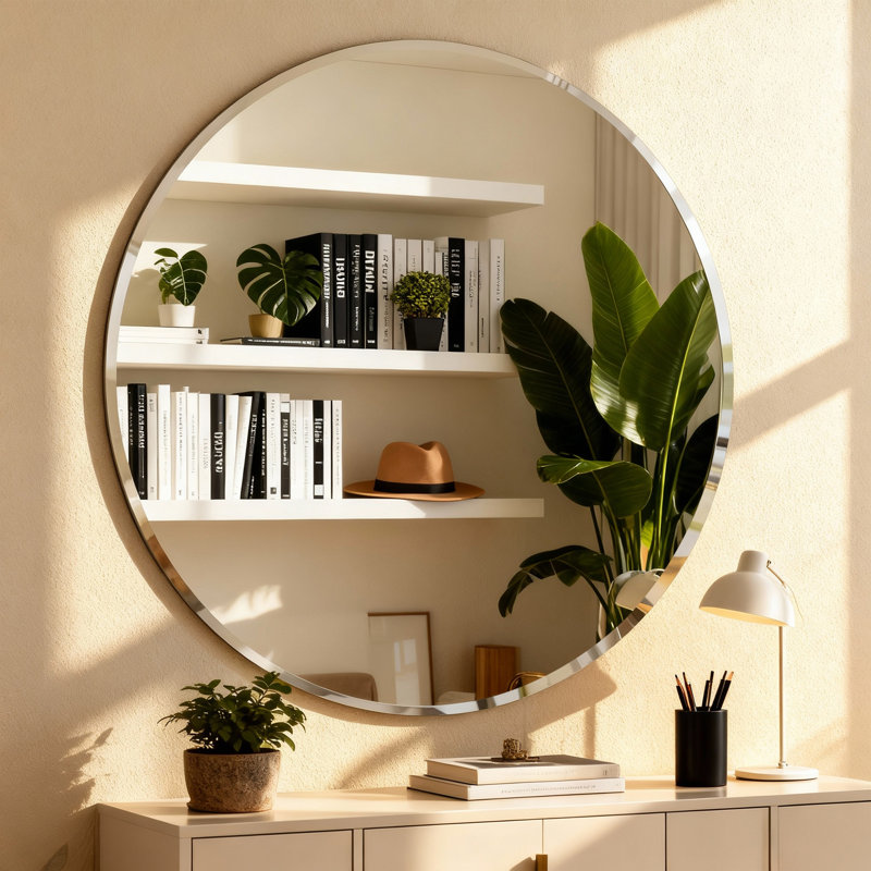 Miroir de salle de bain Annabellee, 31,5 po x 31,5 po