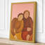 Figures in Conversation Modern - Wrapped Canvas-1026561634-1026561639