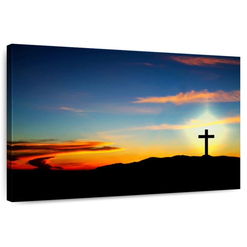 Silhouette de croix Adella, H 16 po x l 24 po