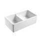 Sorrel 33" L x 18" W Double Basin Farmhouse Kitchen Sink with Grid and Strainer
