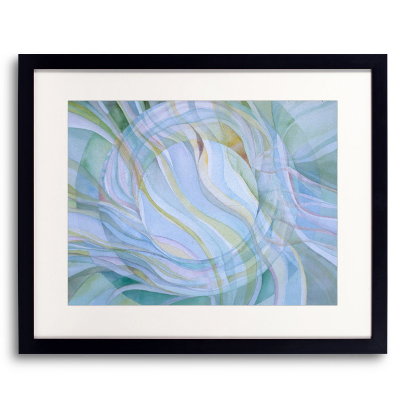 Meditation VI Print by Vivienne Andres, Black Framed Paper, 16" H x 20" W