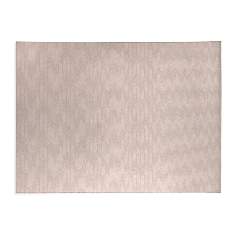 Tapis de bureau léger à chevrons, L 5 pi x L 3 pi, Rose