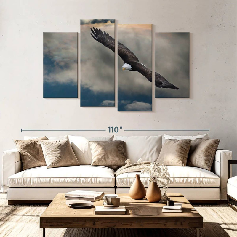 Brampt Soaring Eagle, 54" H x 84" W