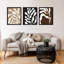 Retro Matisse Inspired Abstract Botanical - 3 Pieces by Erminia-72745648-72745649