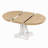 Bowlds Retro 5-piece Dining Set Extendable Round Table and 4 Chairs,Round Table Top with Leaf,dining table set,dining room set-731243958-731243959