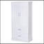 Tall Bathroom Storage Cabinet, Cabinet With Two Doors And Drawers, Adjustable Shelf, MDF Board, White, Two Packages
