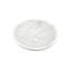 Lavabo de salle de bain semi-poli en marbre blanc de 15,7 po x 5,9 po, fonction luxueuse et pratique