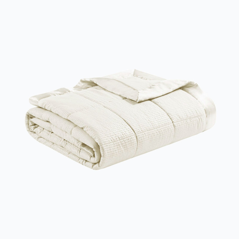 Throw Blanket, Twin, Ivory