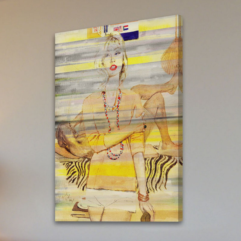 Parvez Taj - Wrapped Canvas Print, 114cm H x 76cm W