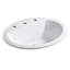 Lavabo encastré ovale en céramique avec trop-plein Bryant-19195626-10940791