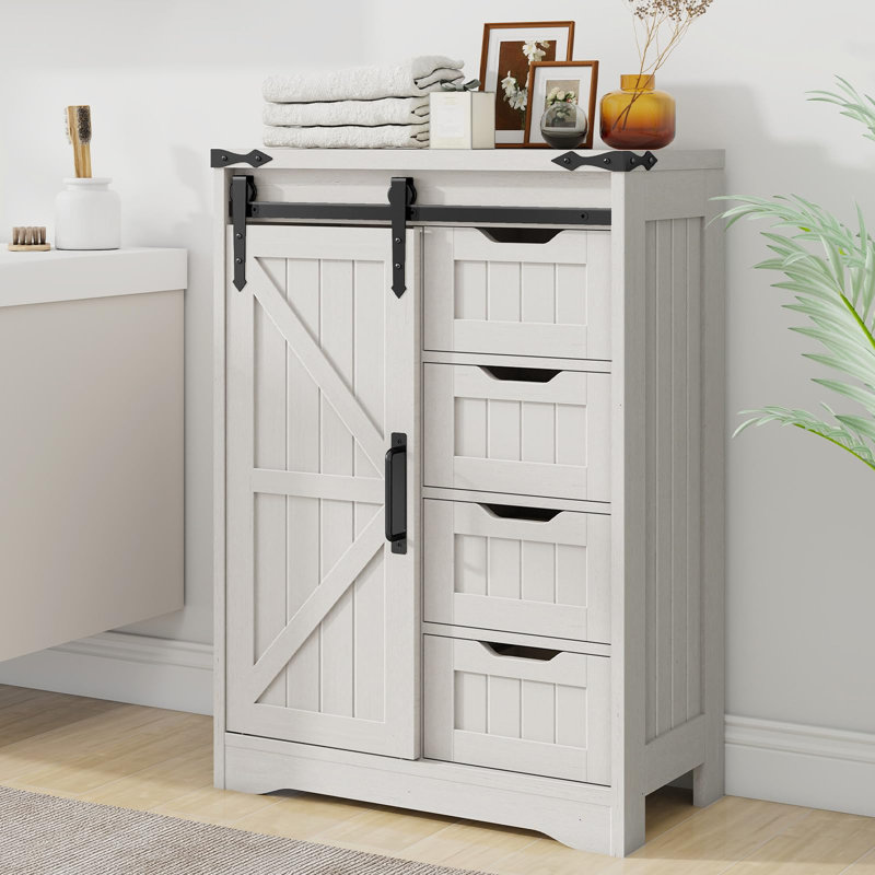 Janiya 32.68'' Kitchen Pantry, White
