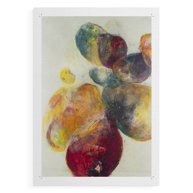 Earthy Fragments II - Impression sur toile seulement - NON-CADRE, H 12 po x l 8 po